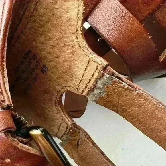 Franco Sarto brown sandals - Picture 7 of 9